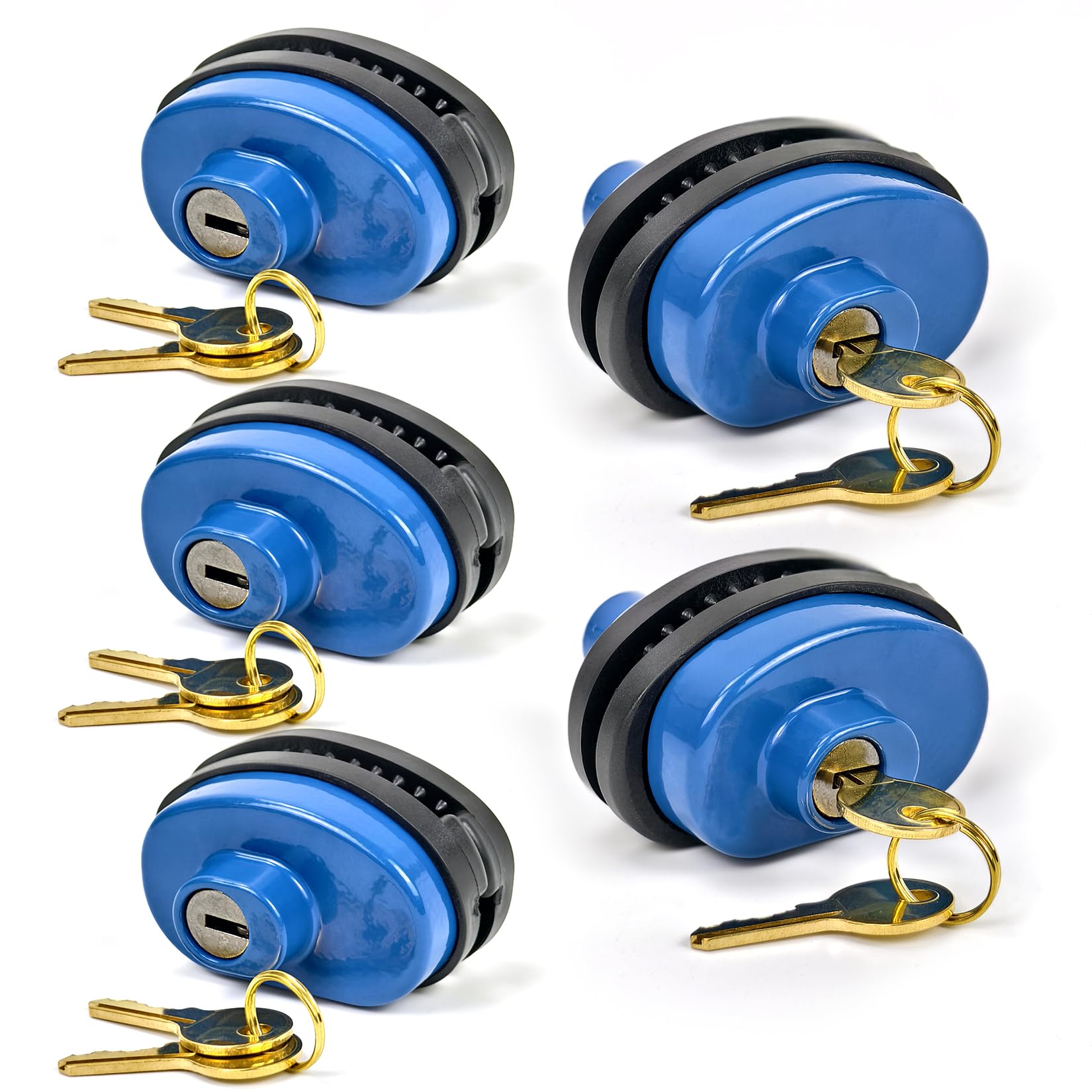RioRand Keyed Alike Trigger Lock, Adjustable Gun Safety Lock with 2 Brass Keys, Compatible with Most Standard Firearms for Secure Storage