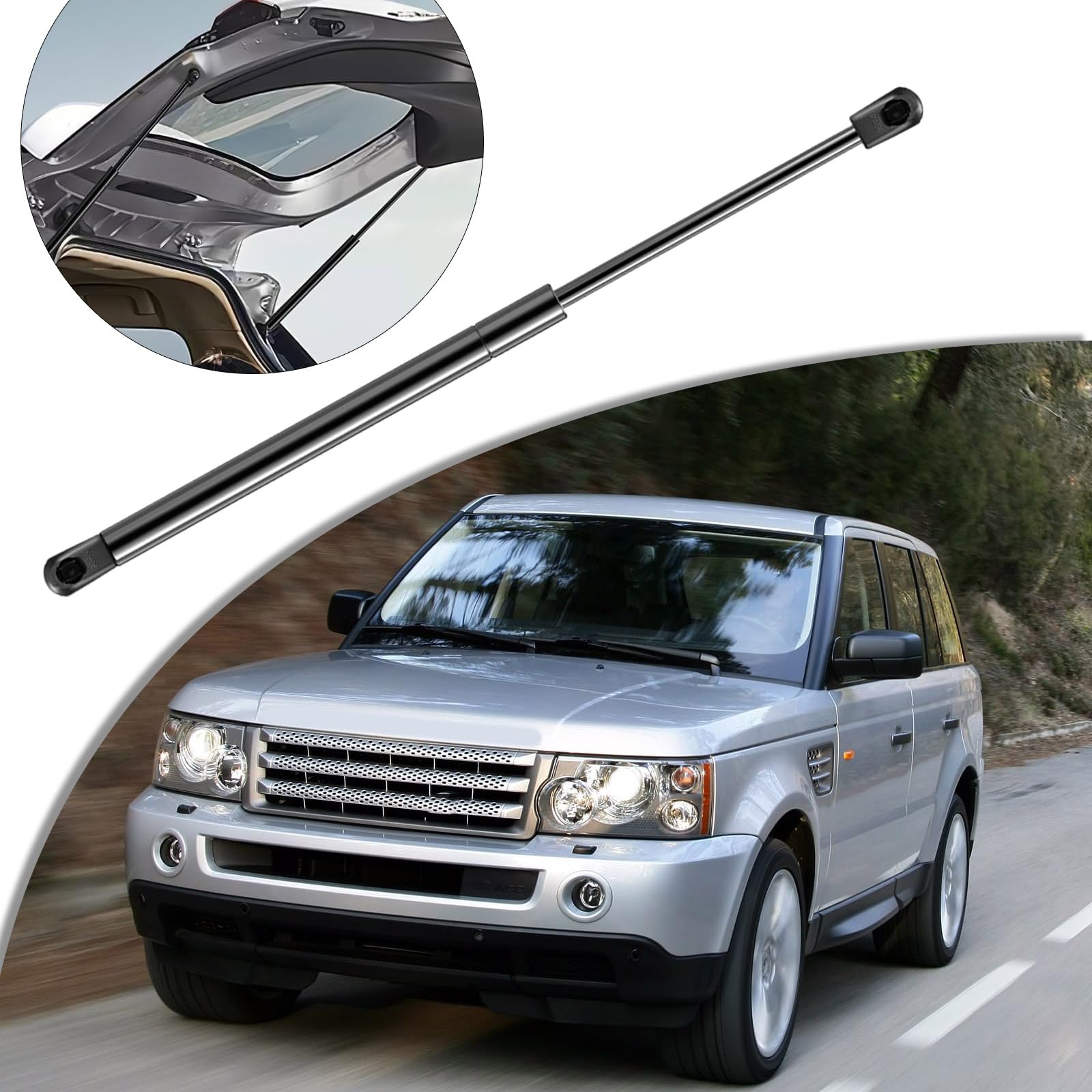 C16-08941 16" 40,6 cm/125N puntoni ascensore di scosse per camion Camper Shell Shock Truck Tailgates Assist Shock
