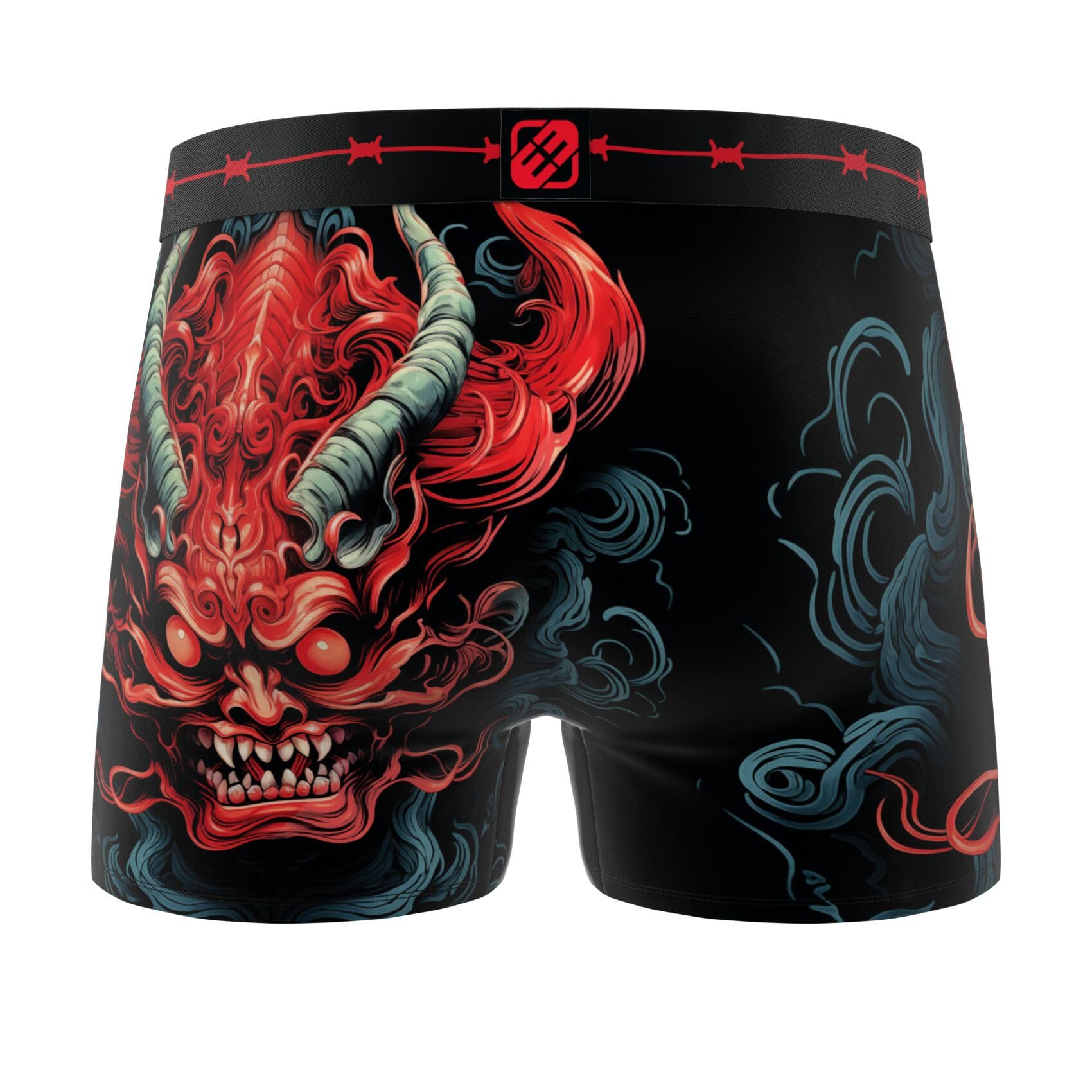 Freegun Boxer Homme Savage Animals, Caleçon Homme Ultra-Doux, Stretch & Respirant (Lot de 4)