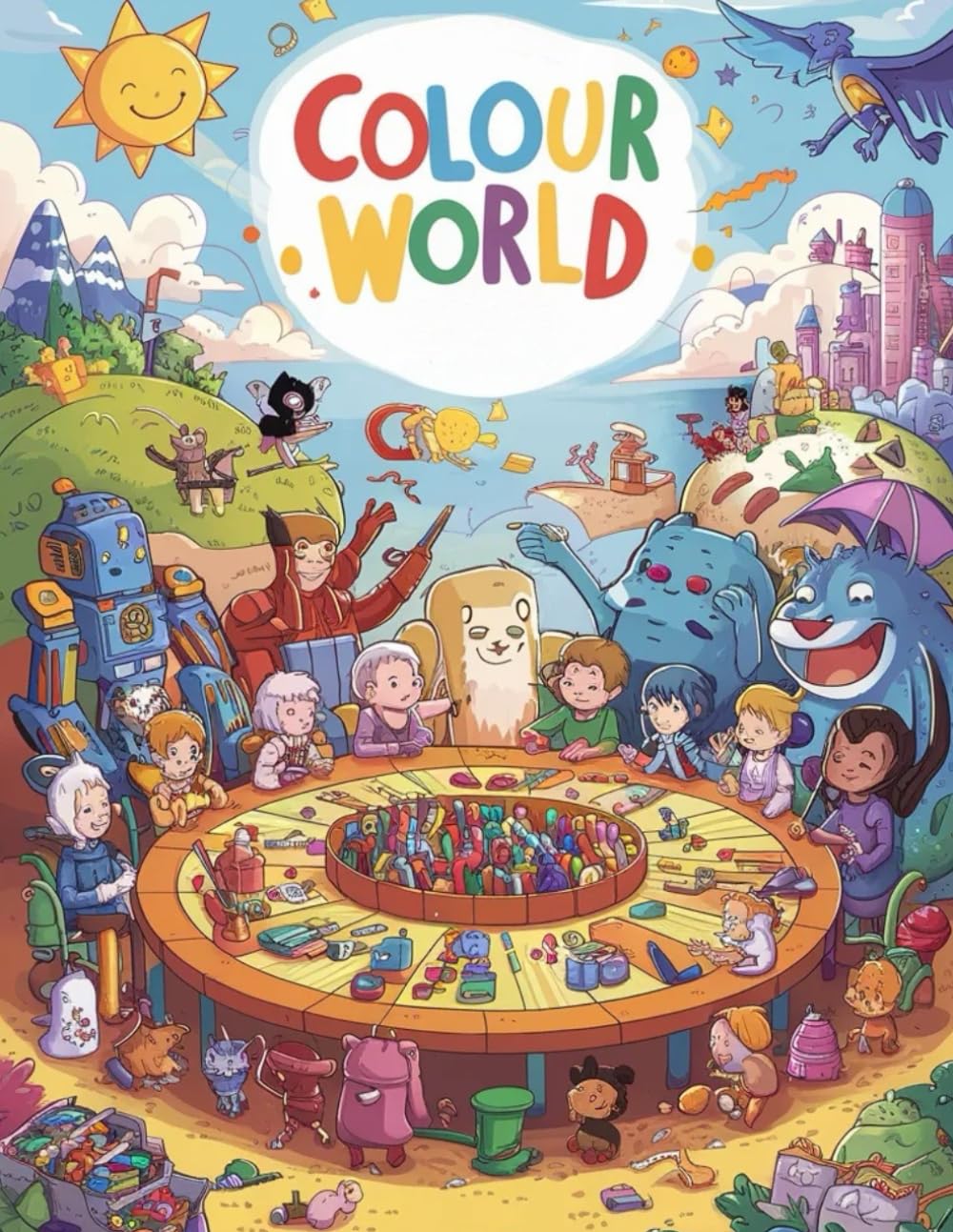 Colour World: A Magical Colouring Book for Kids