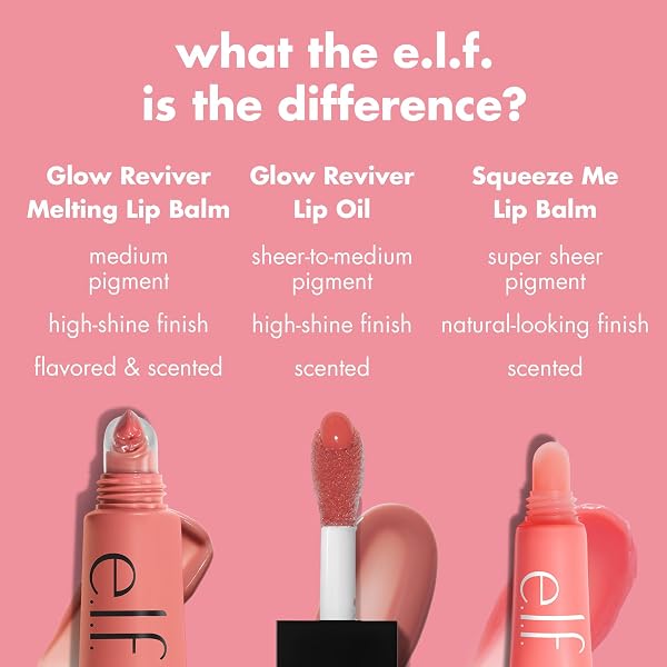 e.l.f. Glow Reviver Melting Lip Balm, Hydrating Tinted Lip Balm For A Glossy Finish & Soft, Supple Lips, Vegan & Cruelty-Free, Pink Lemonade - 5