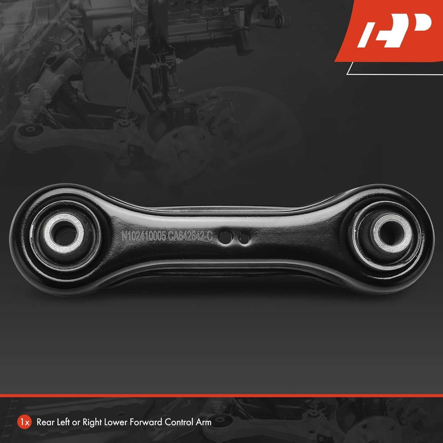 A-Premium Rear Forward Lower Control Arm with Bushing, Compatible with Mitsubishi Outlander 2007-2011, Lancer 2008-2015, RVR 2011-2012