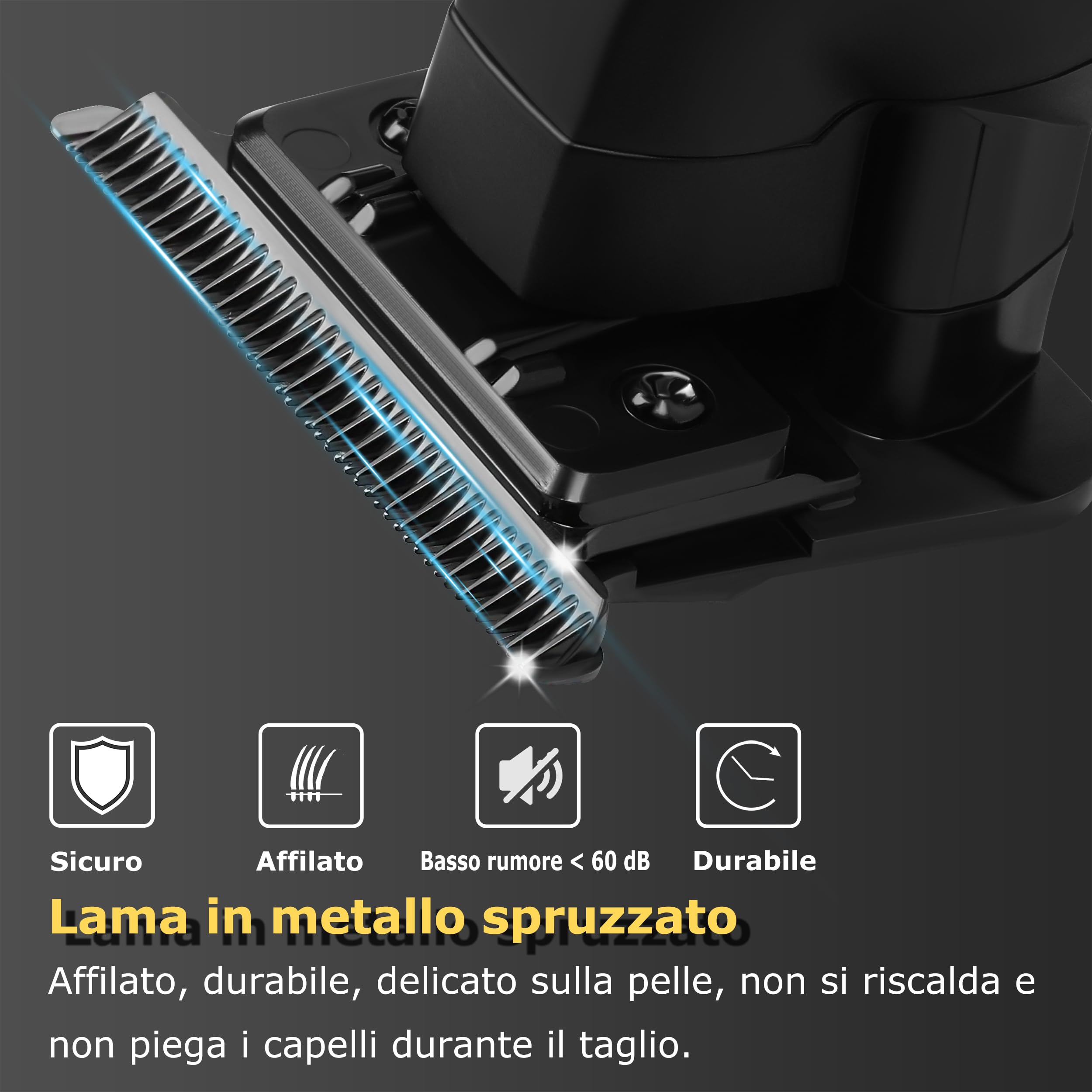 KEMEI Set di rasoio e rasoio 2 in 1 per uomo | T Blade - Rasoio da barba e rasoio elettrico senza fili, da uomo, contorno professionale, ricarica USB, 2024+PG2299