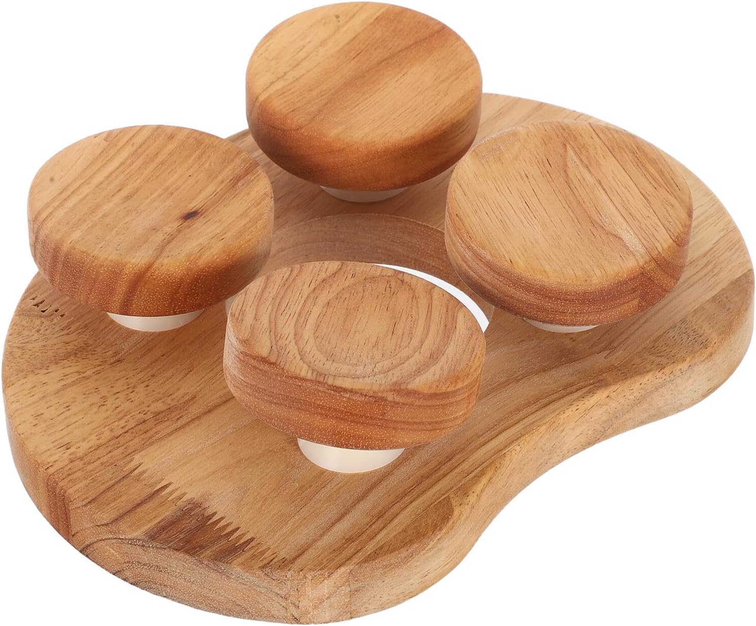 Wooden Sauna Backrest and Neck Pillow for Steam Rooms and Home Spa, Hardwood Lumbar Support Cushion with Rotatable Disc for Sauna Comfort