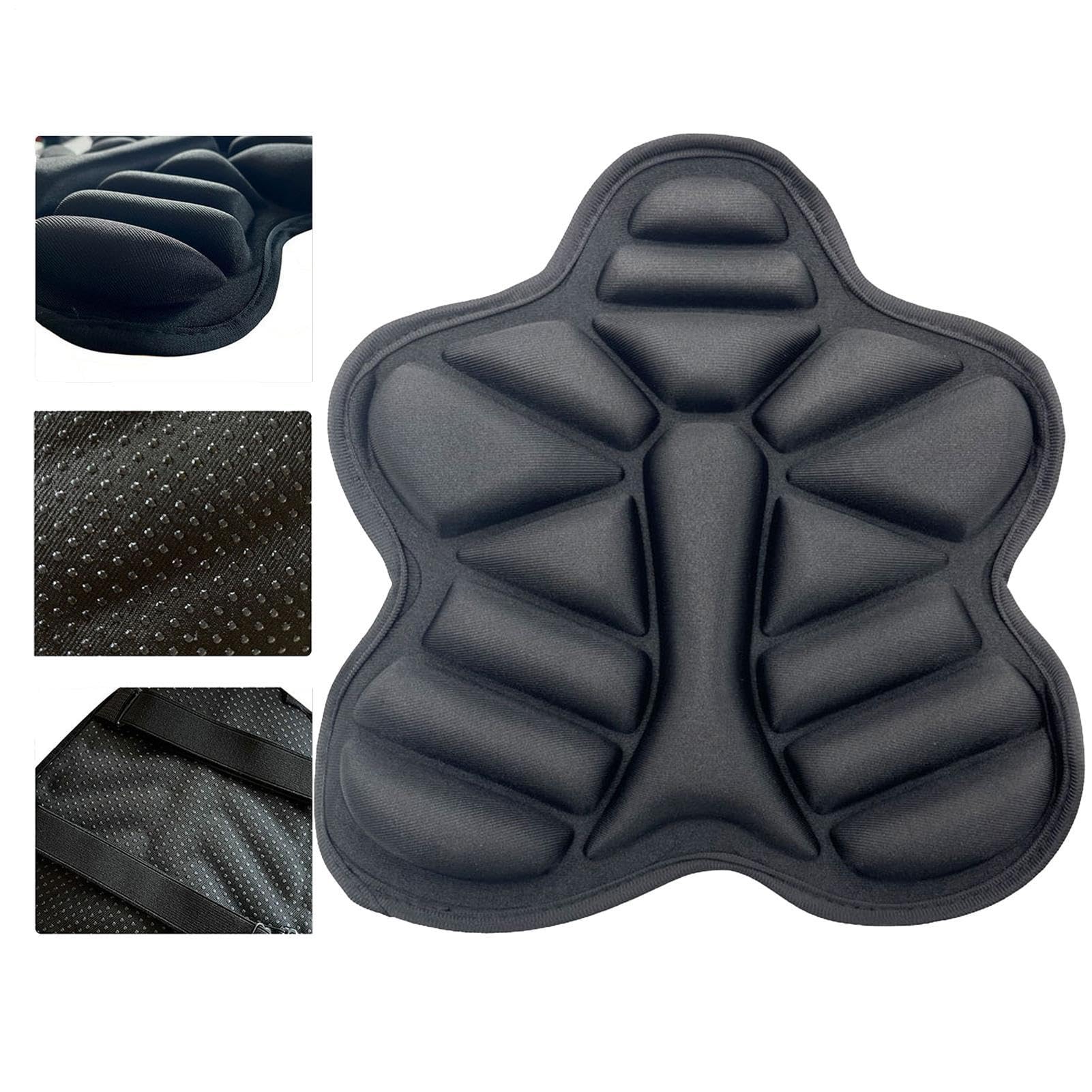 Cuscino Sella Moto, Cuscino Gel Moto Schiuma Per Sedile Per Motos Materassino D'Aria Per Motos Comodo C Uscino Per Passeggero Coprisedile Per M Oto Traspirante Per Lunghe Percorrenze