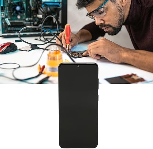 Miniatura 5 de Reemplazo de pantalla para Samsung Galaxy S20 con marco, kit de reemplazo de digitalizador de pantalla LCD con kit de herramientas de reparación,