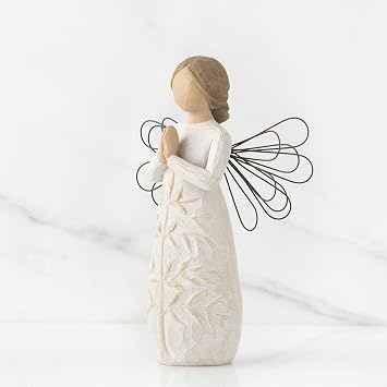 Willow Tree a Tree, a Prayer, Sculpted Hand-Painted Angel Figure | Cast from a Susan Lordi Original Carving, Meaningful Gift Celebrating Nature, Family, Home and Belonging, Fitted Gift Box