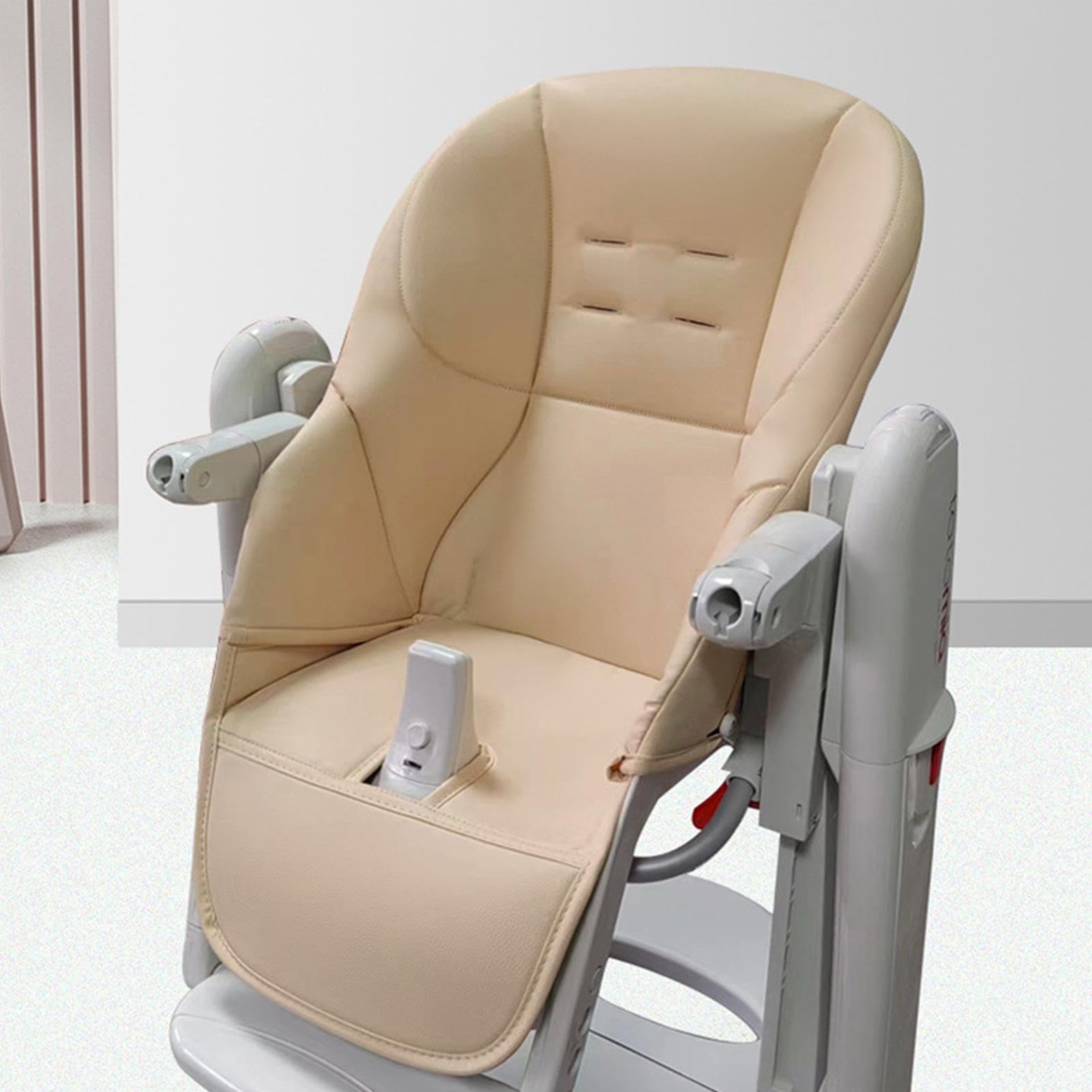 Copri Seggiolone Pappa Per Peg-Perego Tatamia, Pelle PU Coperchio Per Sedia Da Pranzo Per Bambini Cuscino Di Protezione Per Sedia, Copertura Di Ricambio, Solo Cuscinetto