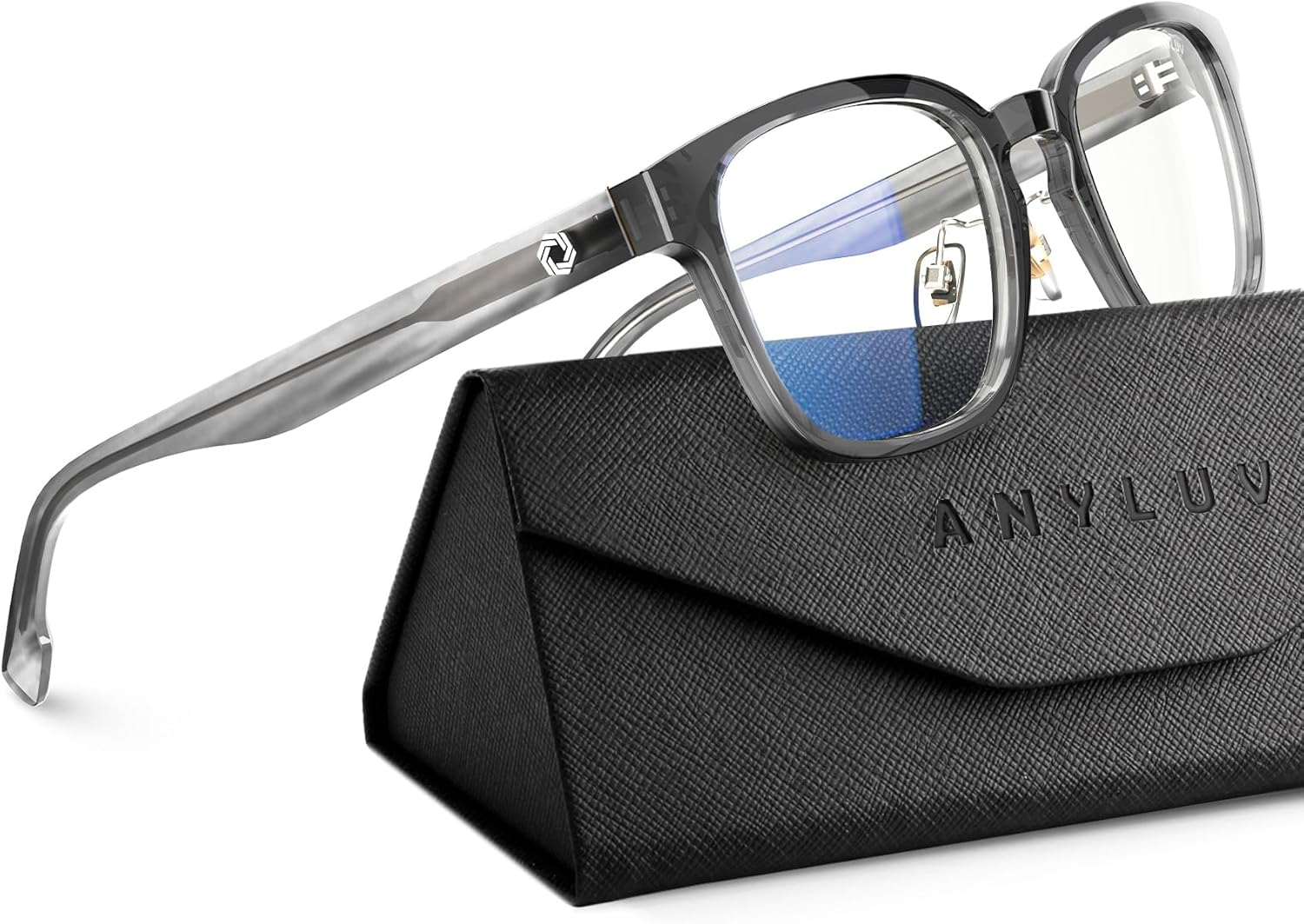 ANYLUV Blue Light Glasses Men Women Computer Gaming Glasses Anti Eyestrain Lightweight Blue Light Blocking Glasses