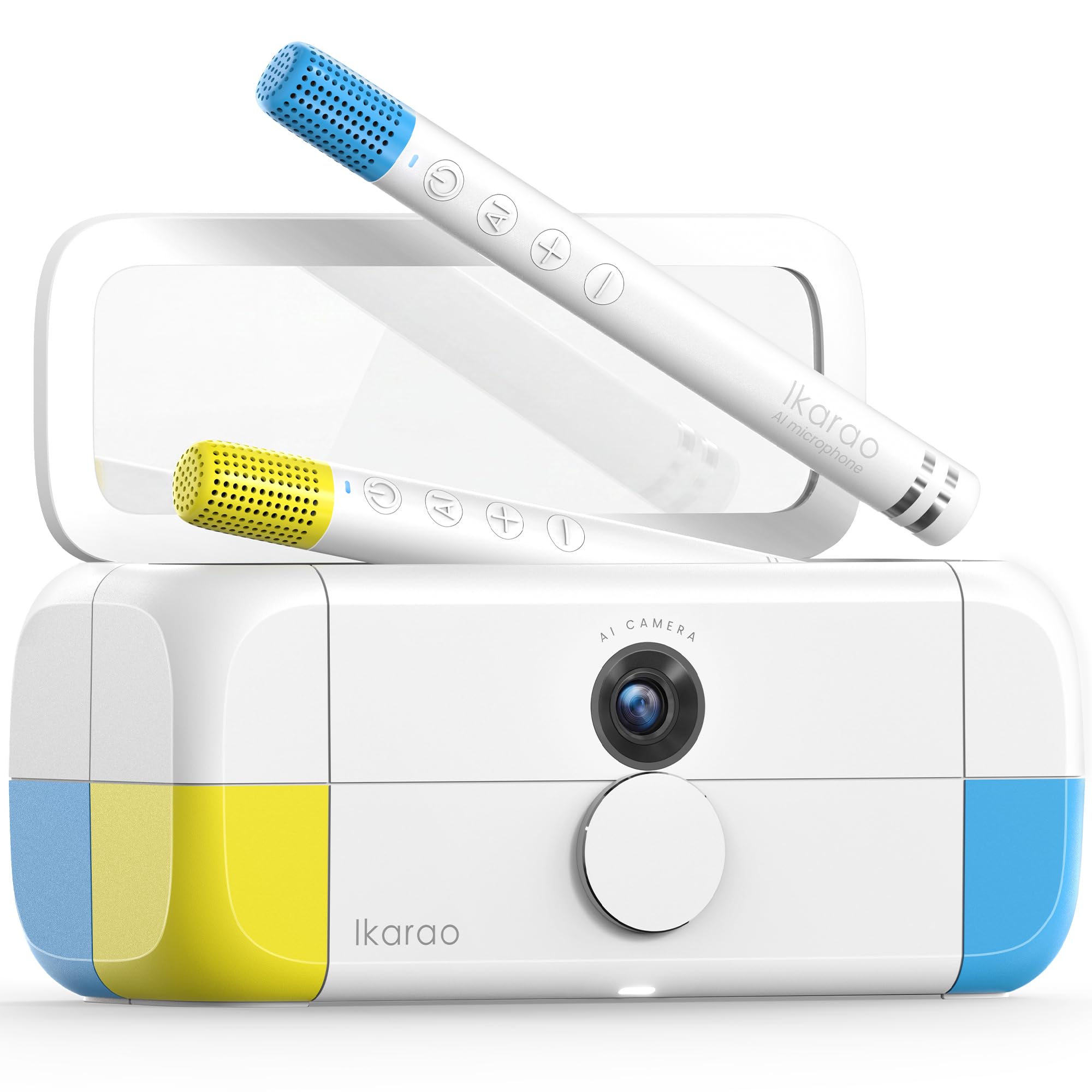 Ikarao Karaoke Machine for Kids, Built-in AR Camera &amp; Active Play Karaoke