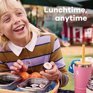 Hydro Flask Lunch Box for Kids - Unisex for Girls or Boys - Insulated Lunch Bag for School in Koala Gray
