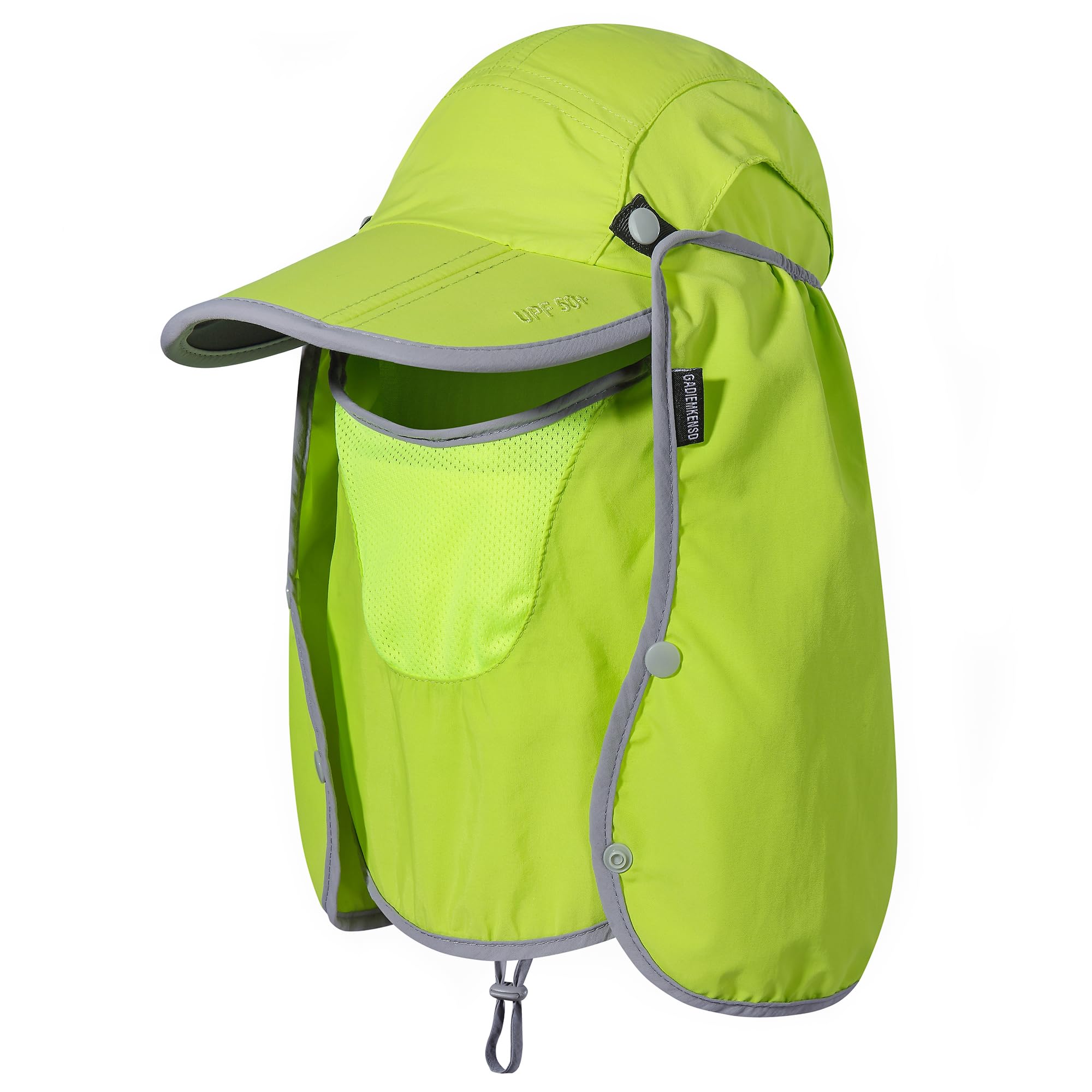 GADIEMKENSD UPF 50+ Folding Fishing Hat 360 Outdoor Sun Hat