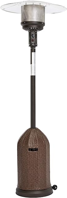 Amazon Basics Commercial Patio Heater, Wicker