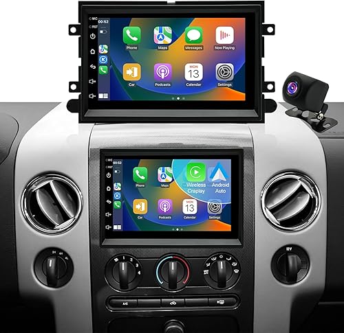 Radio de coche para Ford F150 F-150 2004-2008, F250F350 2006-2016, E150E250E350 2009-2014, Shelby GT500 2007-2009, Fusion Edge Expedition Explorer