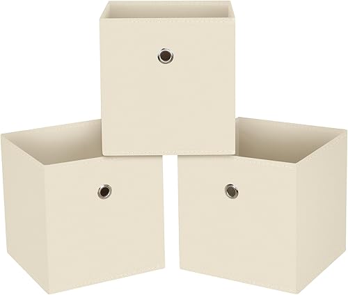 STOREONE Contenedores plegables de almacenamiento de 11 pulgadas, cubos de tela negra, canastas de almacenamiento plegables, organizadores de disponible en Yaxa Peru