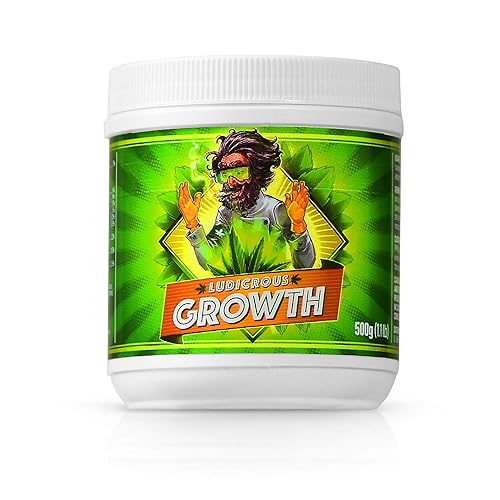 Ludicrous Growth Plant Food Nutrientes hidropónicos  Fertilizante de brotes premium de 1.1 libras para plantas de interior (o exterior) funciona en