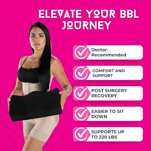 Miniatura 6 de BBL Almohada después de la cirugía Cojines de levantamiento de glúteos, cojín suave post operatorio BBL, cojín de cirugía de cojín para glúteos,
