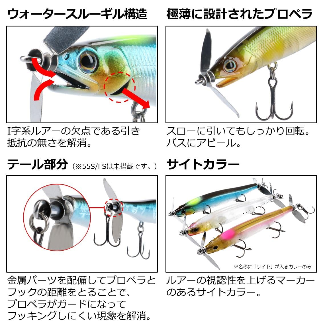 Amazon | ダイワ(DAIWA) プロップベイト ガストネード72FS