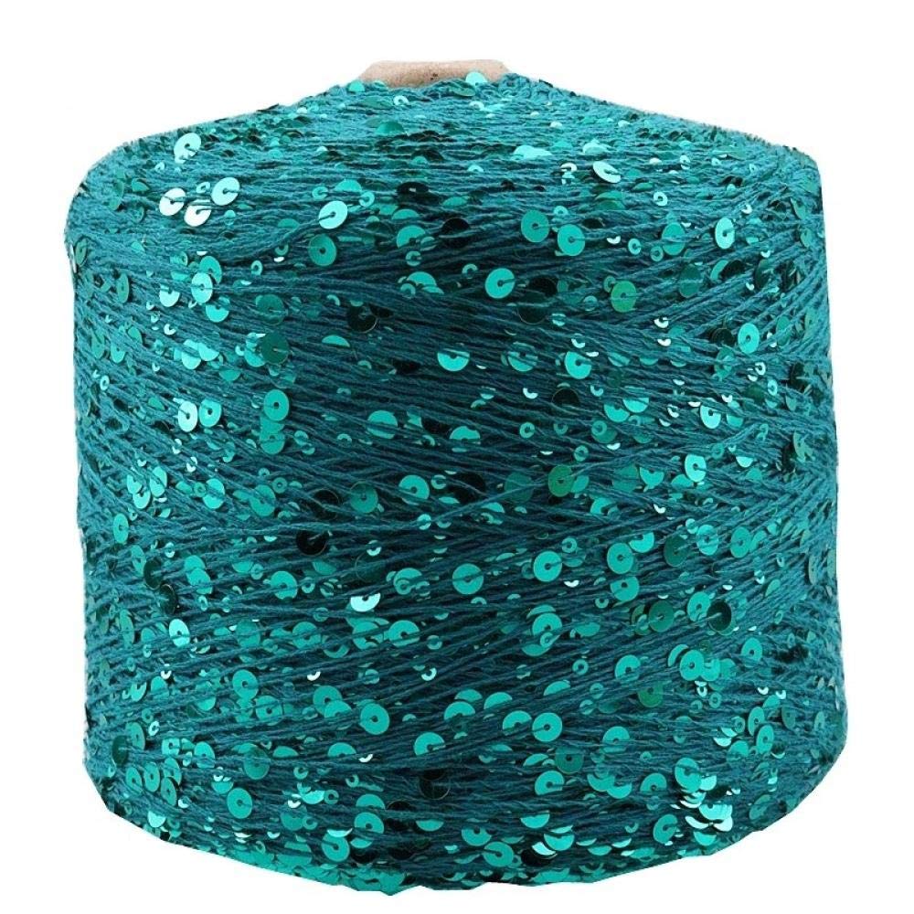 AUFWH Cotton 6/3Mm Special Sequin Yarn 50G/140M Knitting Yarn