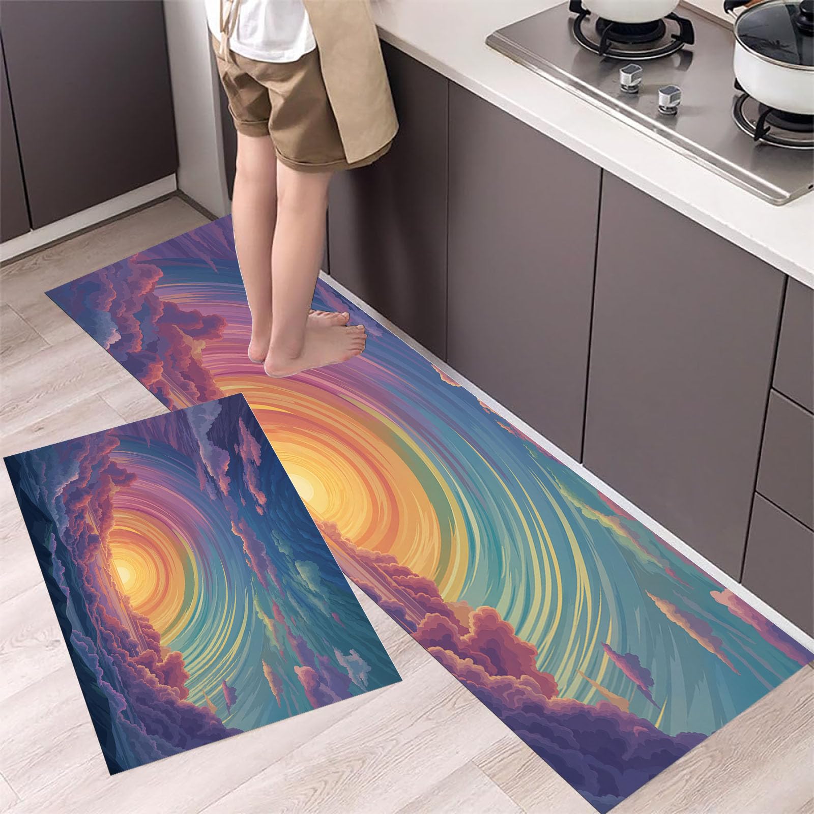 Alfombras de cocina antideslizantes para evitar resbalones y salpicaduras