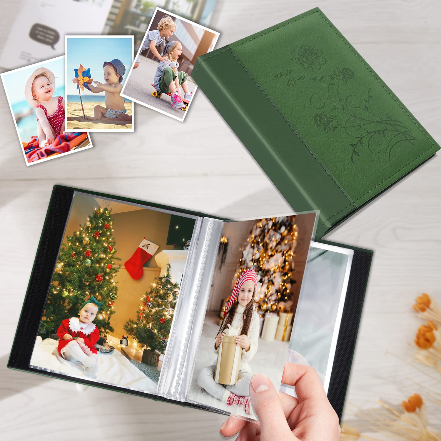 Miaikoe Small Photo Album 6x4 2 Packs, Each Pack Holds 50 Vertical Pictures - Image 3