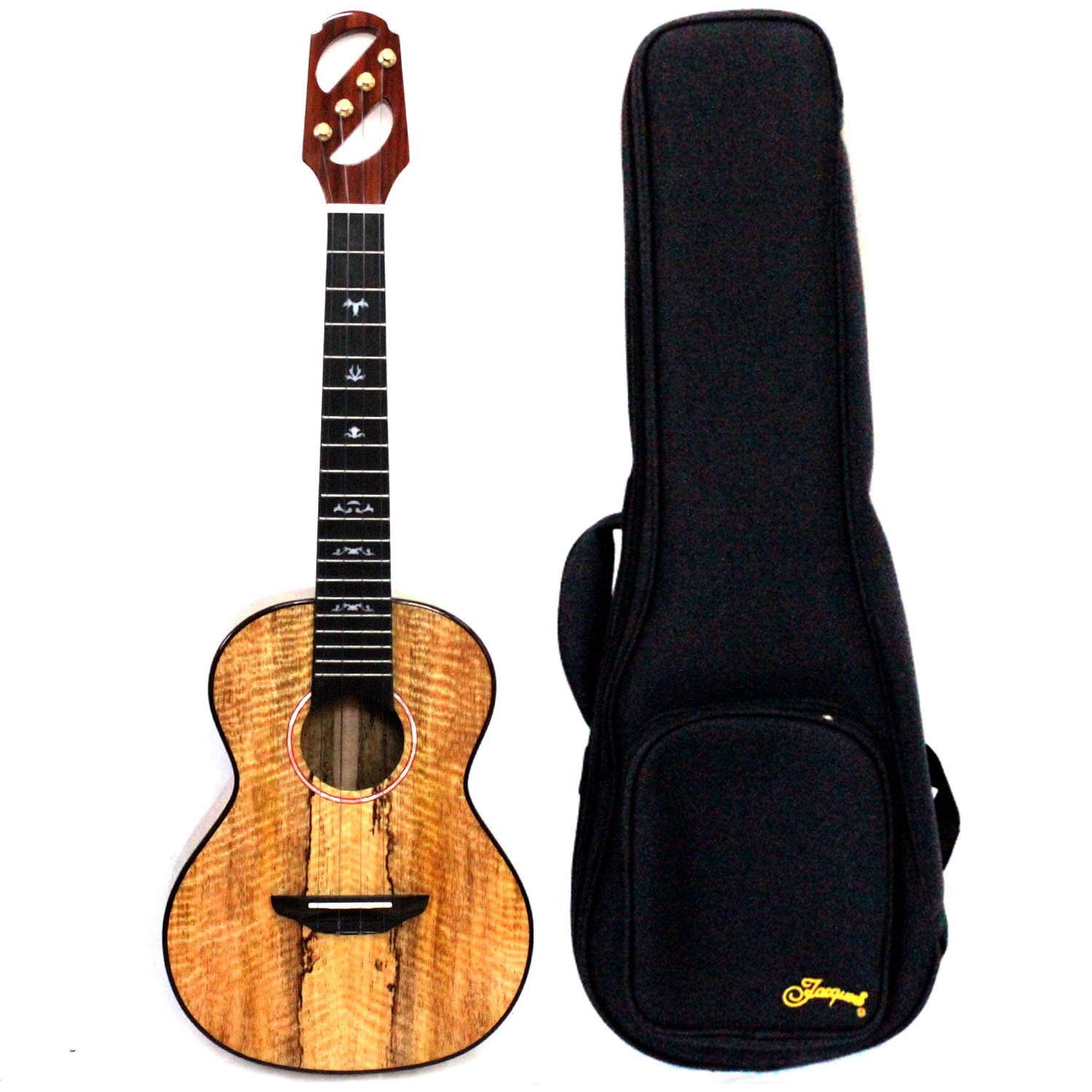 Ukelele tenor de madera maciza de mango de 26 pulgadas con bolsa de concierto