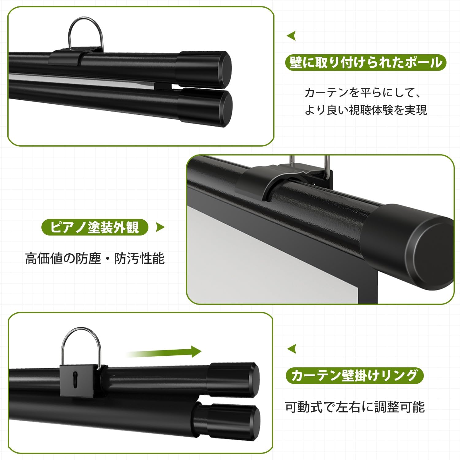 Amazon.co.jp: プロジェクター スクリーン 吊り下げ、スクリーン