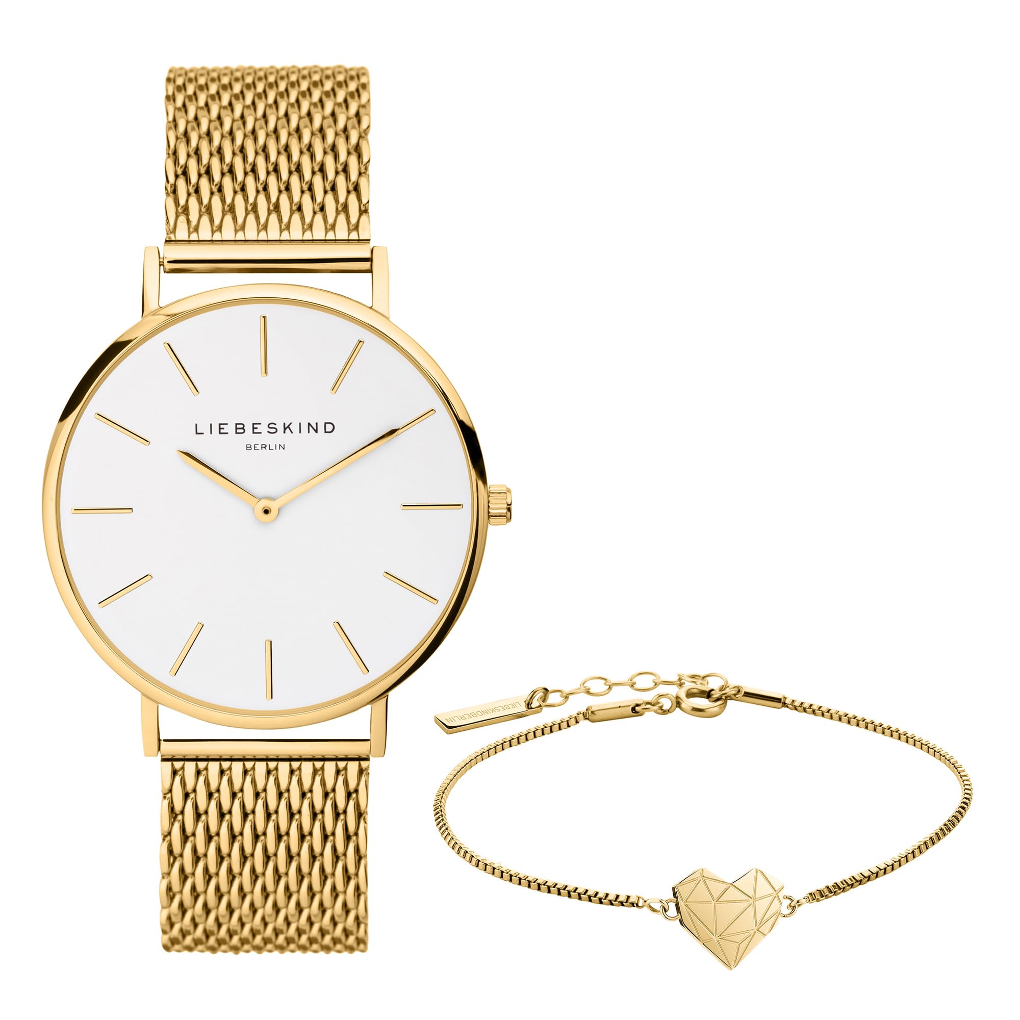 Cléa Sprankelende Moissaniet Armband in Goud