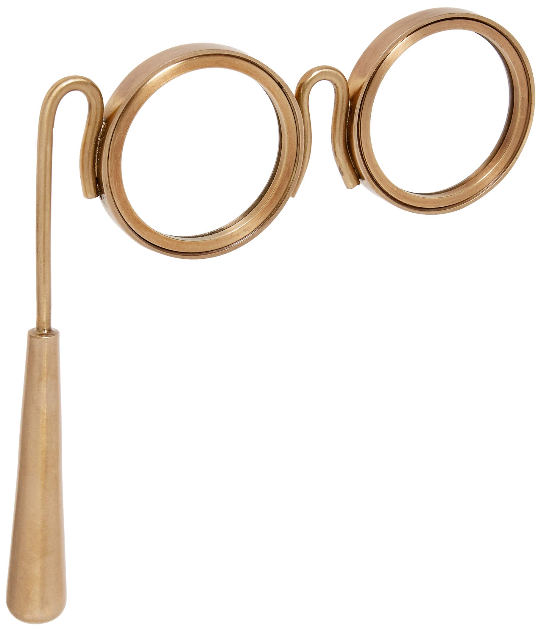 Global Views Lorgnette Magnifying Glass-Antique Brass Home Decor