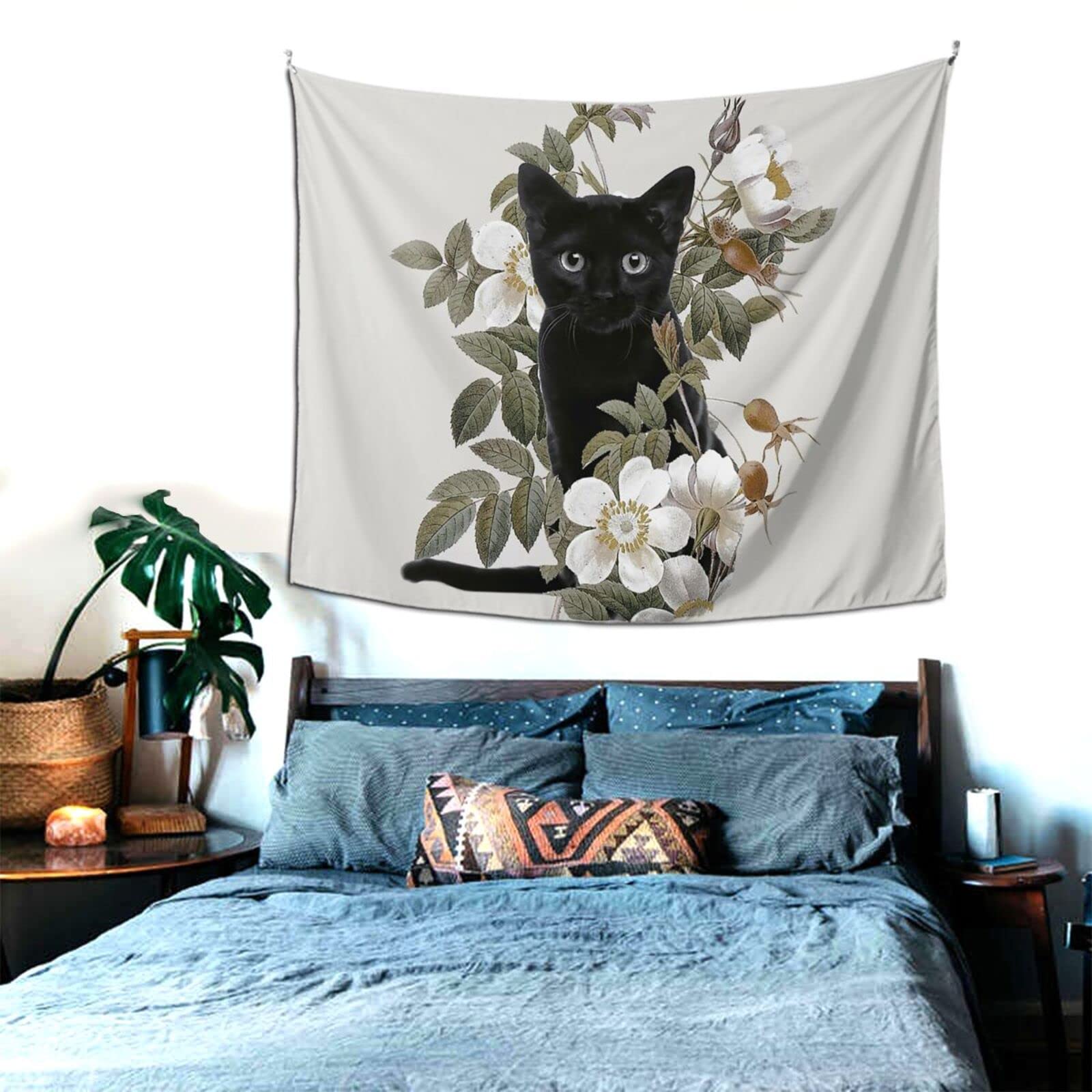 【新品】絵画　タペストリー　猫　花柄　タイル　アンティーク 楽天市場】【受注生産品】秋 タペストリー ねこ おしゃれ 壁掛け