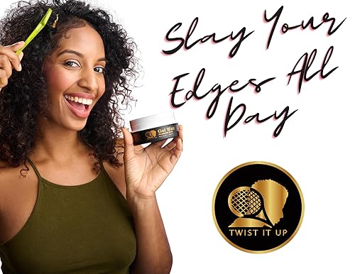 Miniatura 5 de Twist It Up Cera de gel para el cabello para rastas, trenzas, bordes, rizos y ondas