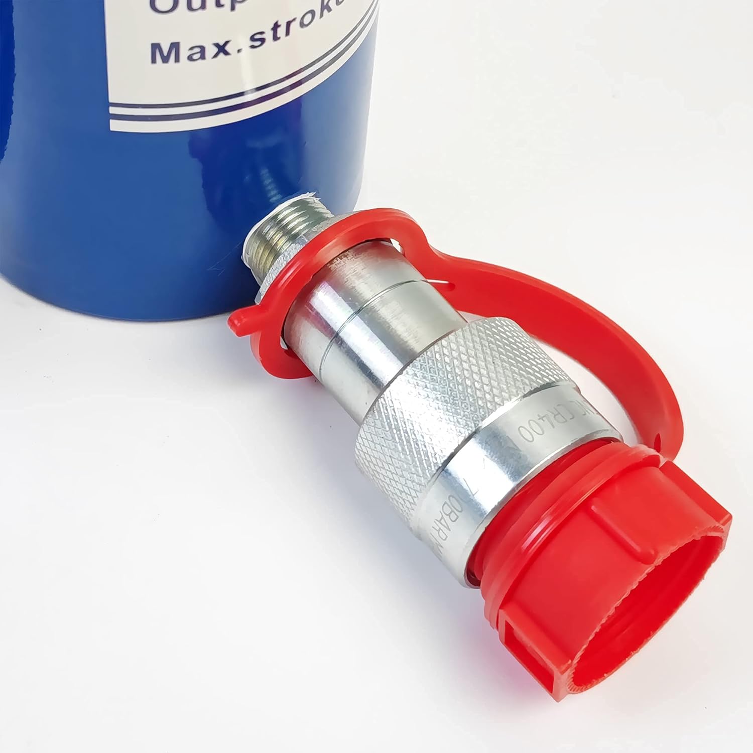 AMZCNC 10 Ton Hydraulic Cylinder Ram Single Acting 2 Inch Stroke 10T Hydraulic Cylinder Jack Lifting Jack Ram Portable Single Acting Lifting Cylinders with 50mm Stroke