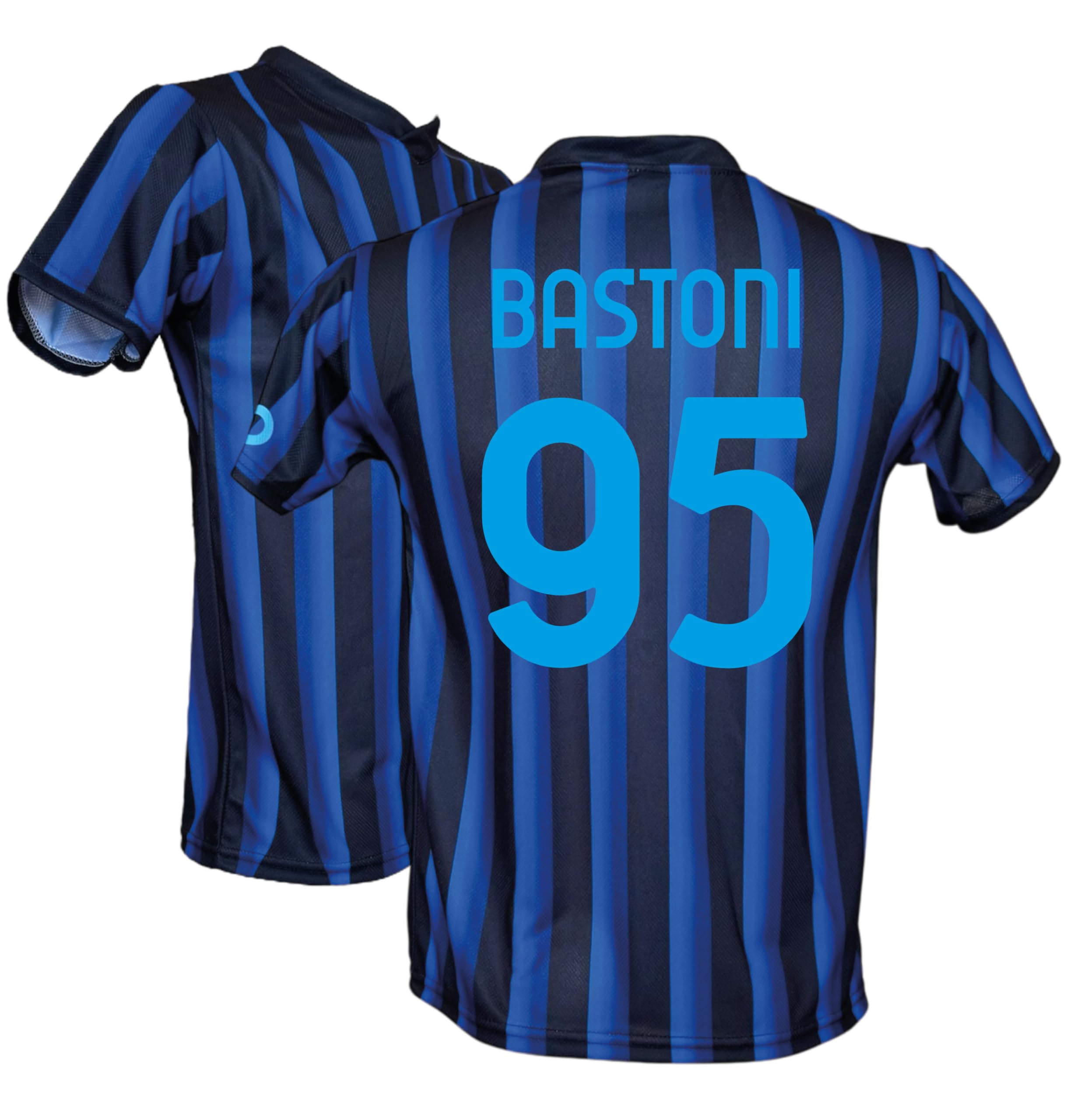 Generico Maglia Calcio Bastoni 95 Neroazzurra Replica Stadio Autorizzata Regalo per Tifosi Taglie da Bambino e Adulto