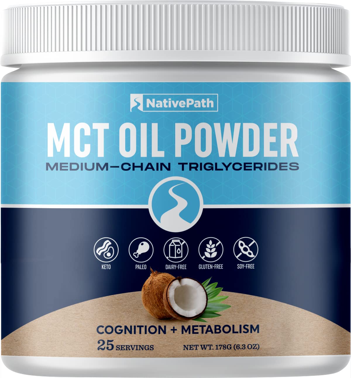NativePath MCT Coconut Oil Powder 25 Servings Buy Online in UAE at