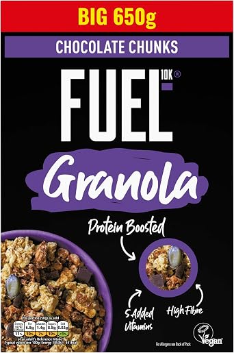 FUEL10K Chocolate Chunks Granola, 650 g Pack of 1