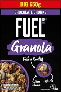 FUEL10K Chocolate Chunks Granola, 650 g (Pack of 1)