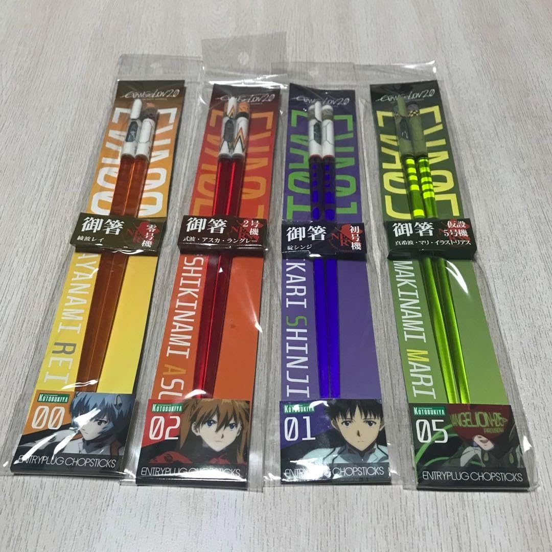 エヴァンゲリオン 箸4種類 エヴァンゲリオン 箸 4種セット エントリー