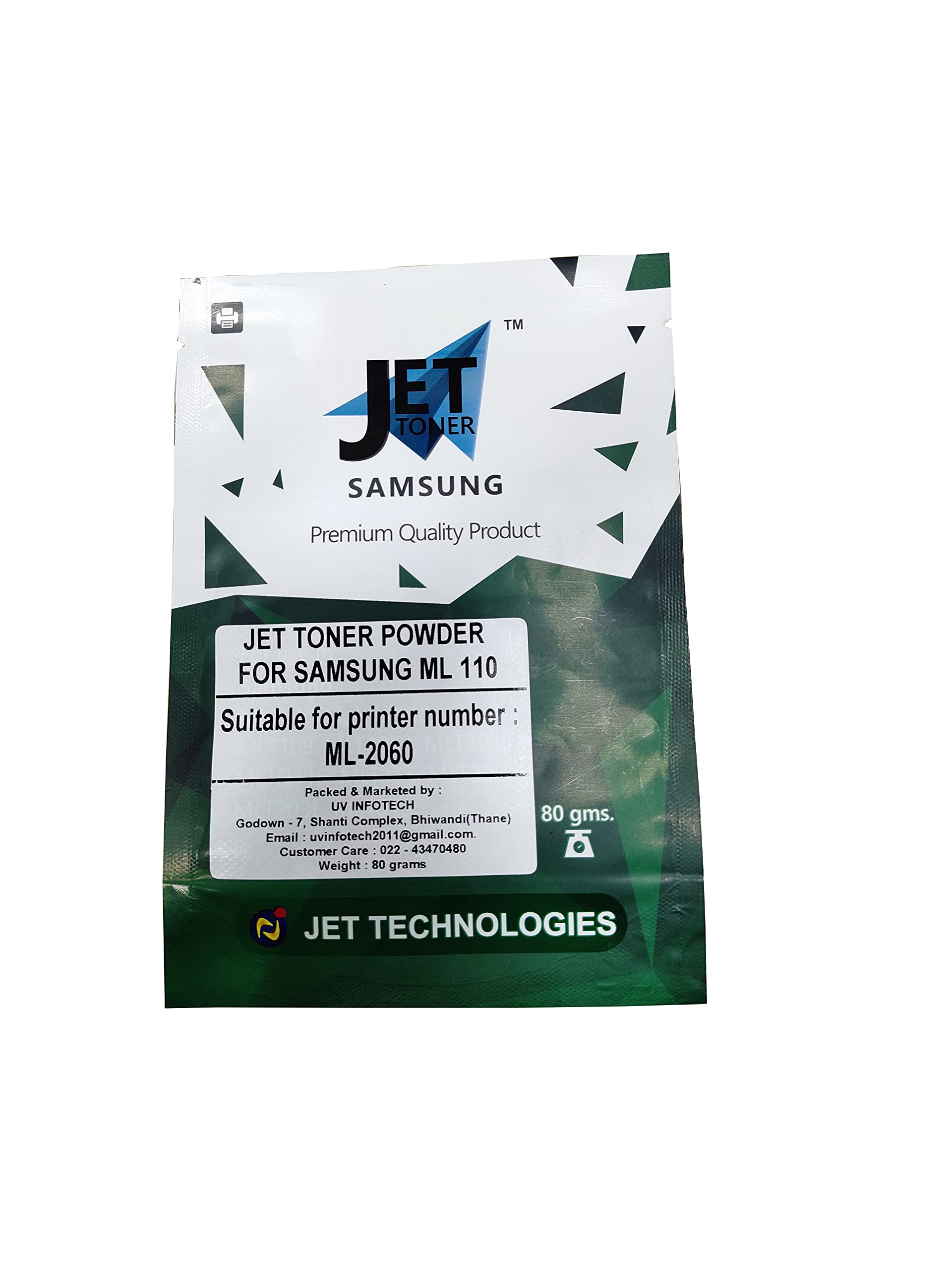 Jet Toner Ml110 Toner Powder for 110S/MLT-D110S/MLT-D110L Toner Cartridge Compatible for Samsung Printers Xpress Sl M2060, Sl M2060FW, Sl M2060NW, Sl M2060W Printers (Pack of 1) – Black. (B093H5TWNK) Amazon Price History, Amazon Price Tracker