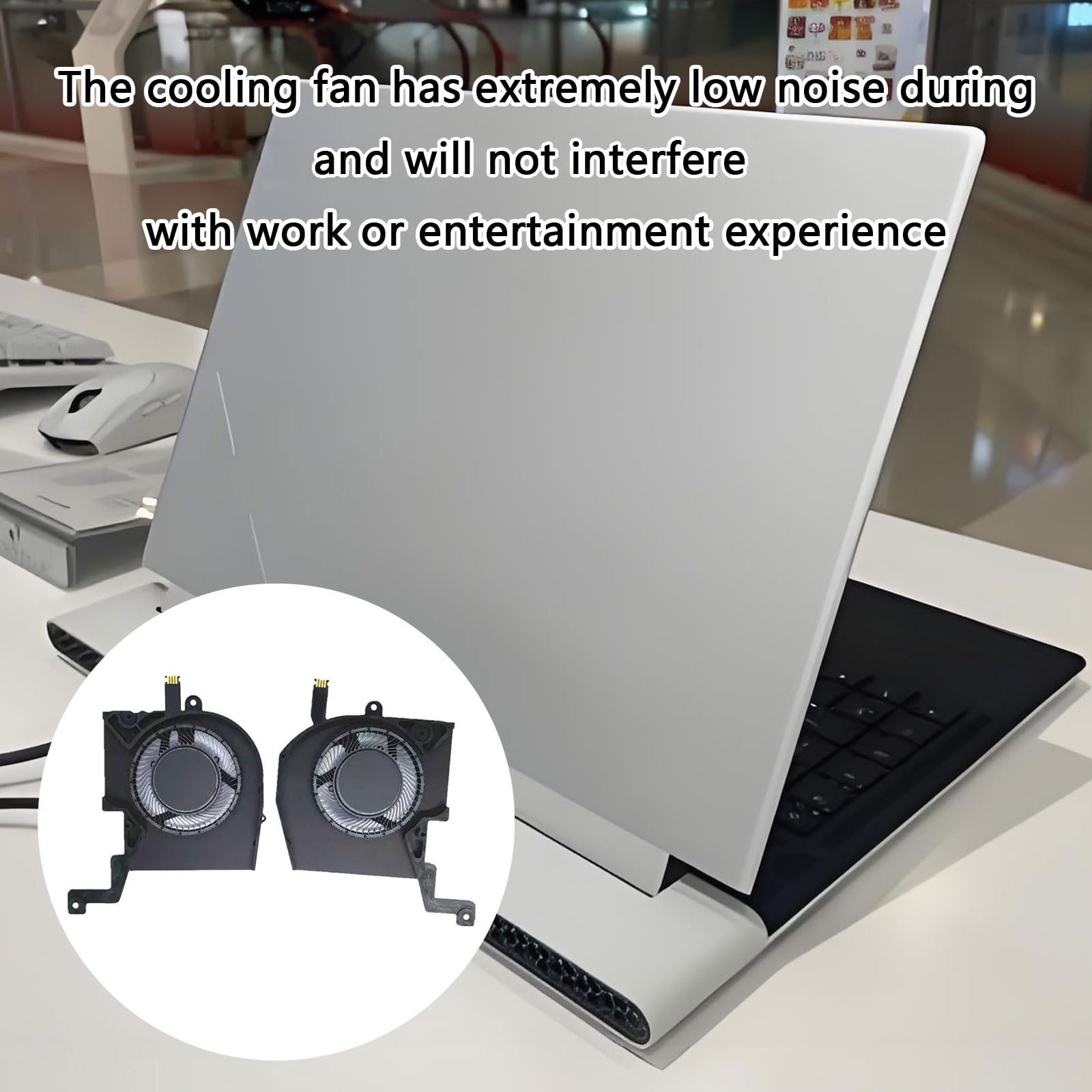 Radiatori CPU + GPU Sostituzione ventola raffreddamento per laptop DC5V 4 pin 4 fili per ventola raffreddamento per laptop serie X14 M14