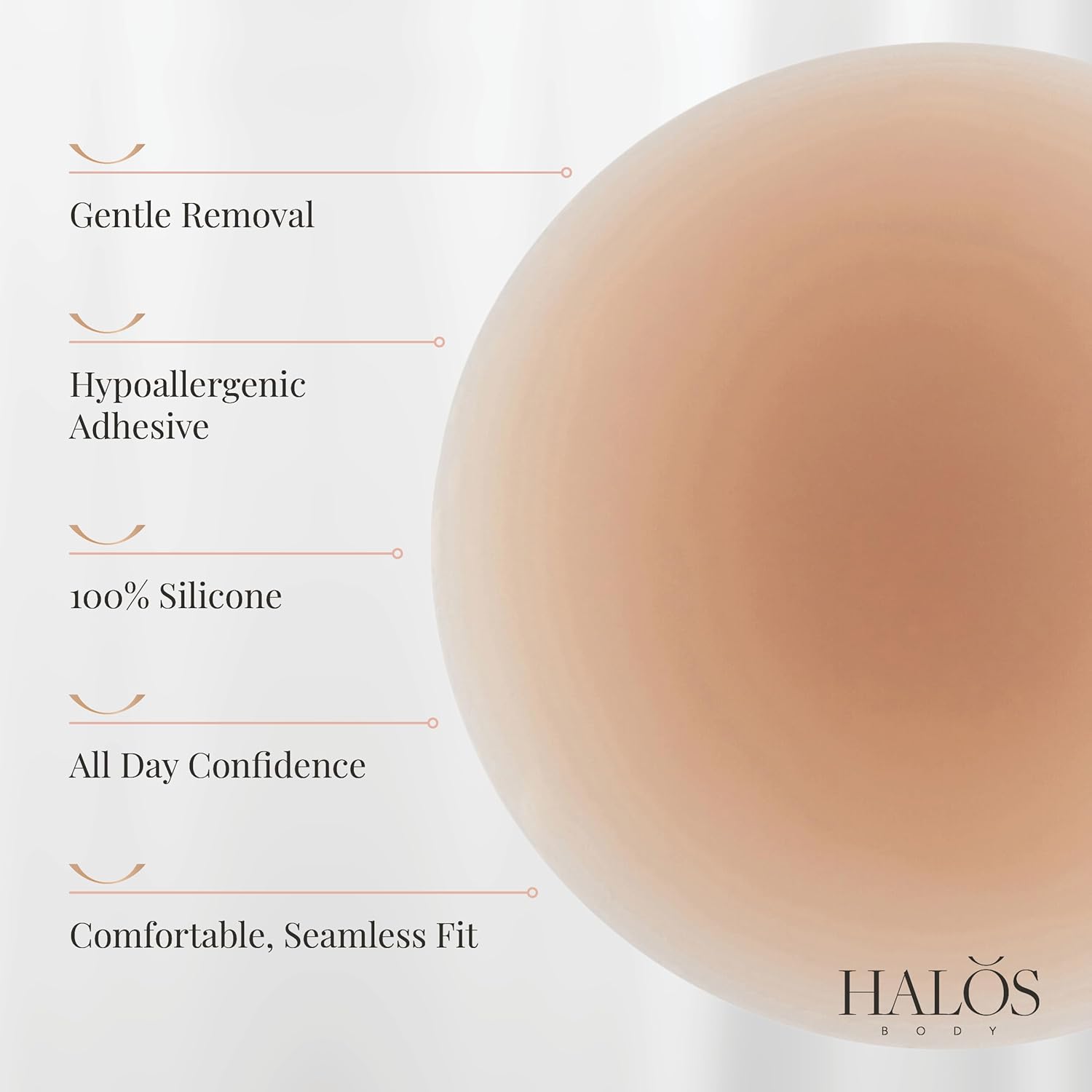 Silicone Nipple Covers – Reusable Pasties for Sensitive Skin – Seamless Design for Use with Boob Tape - Image 3