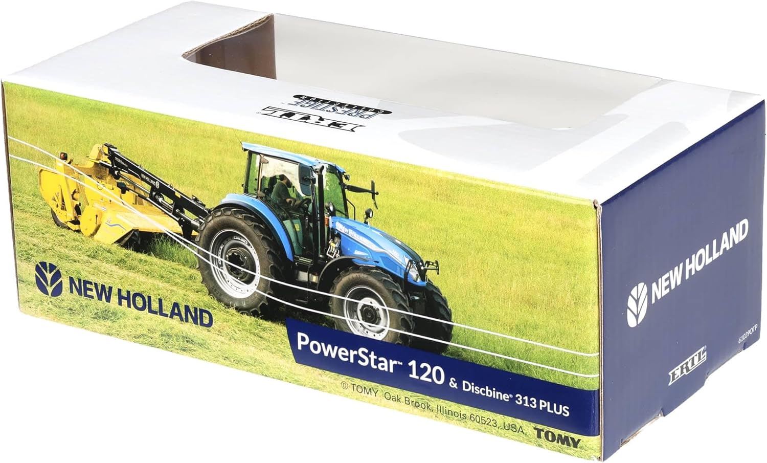 ERTL 1/64 New Holland Powerstar 120 Tractor with Discbine 313 Plus 2026 Farm Show 61039