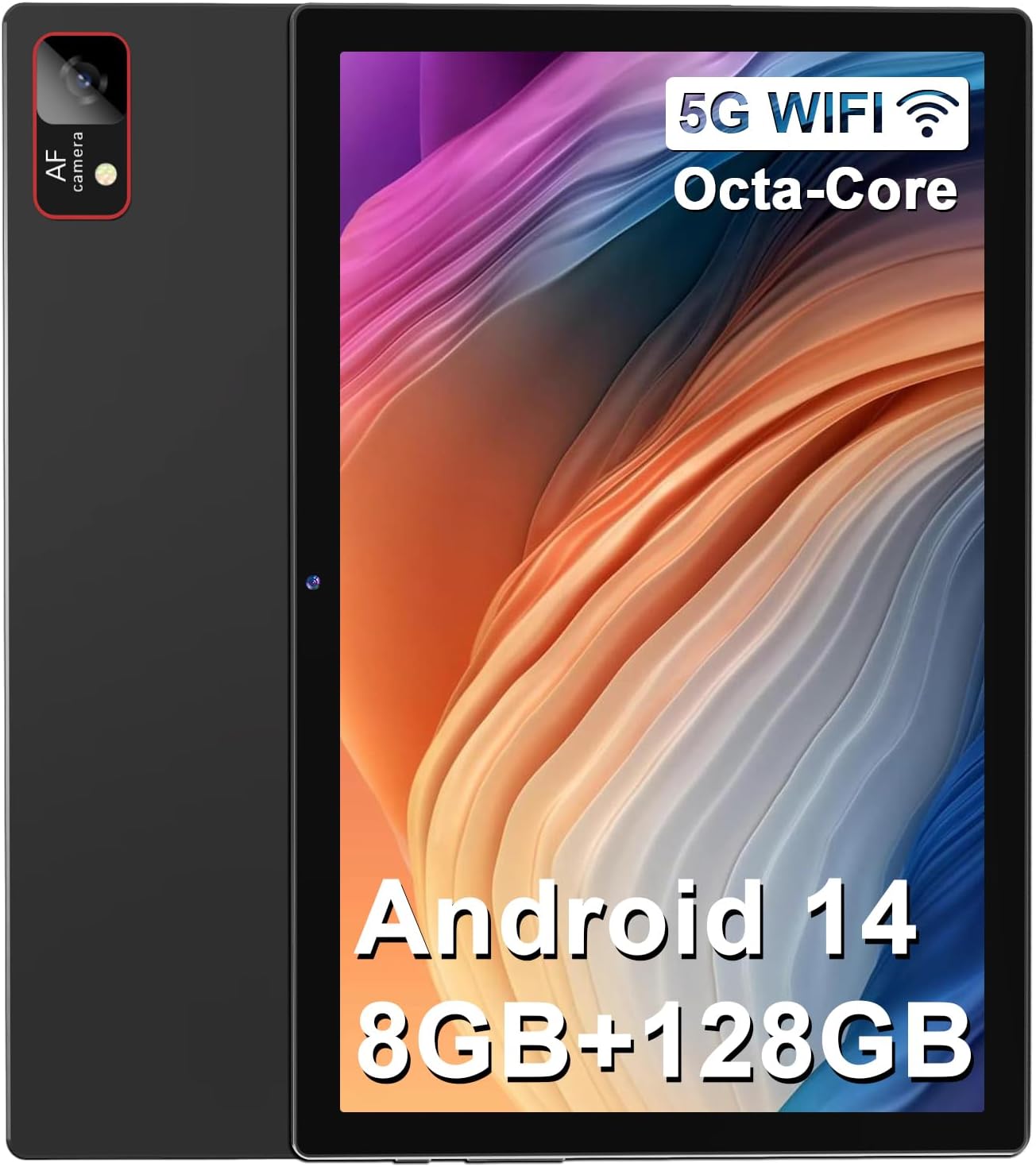 Qukenk Android 14 Tablet 10.1 Inch Incell Large Screen