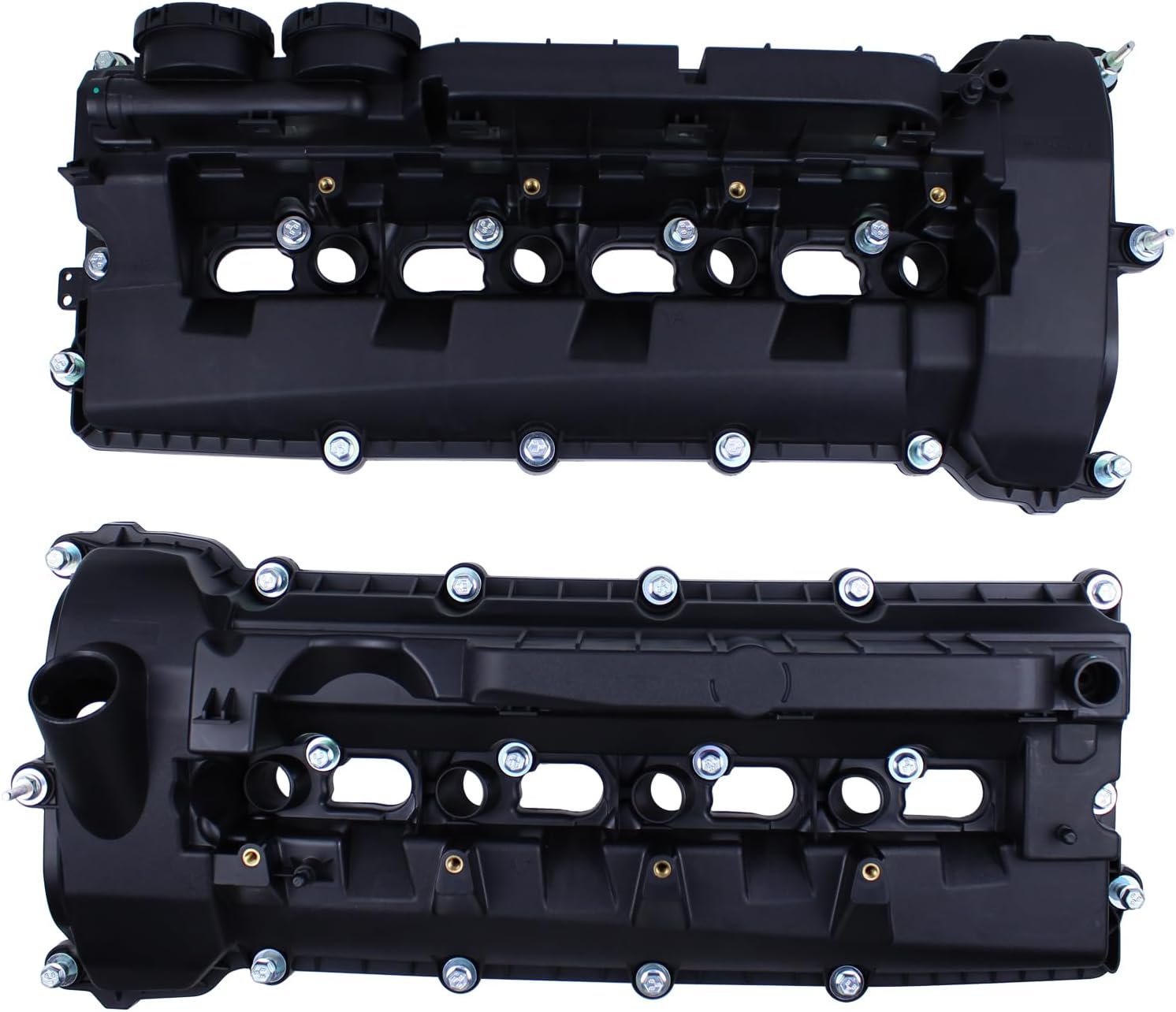 NewYall 5.0L Left and Right Engine Valve Cover for Land Rover LR4 2010-2013, Range Rover 2012-2022, Range Rover Sport 2010-2022