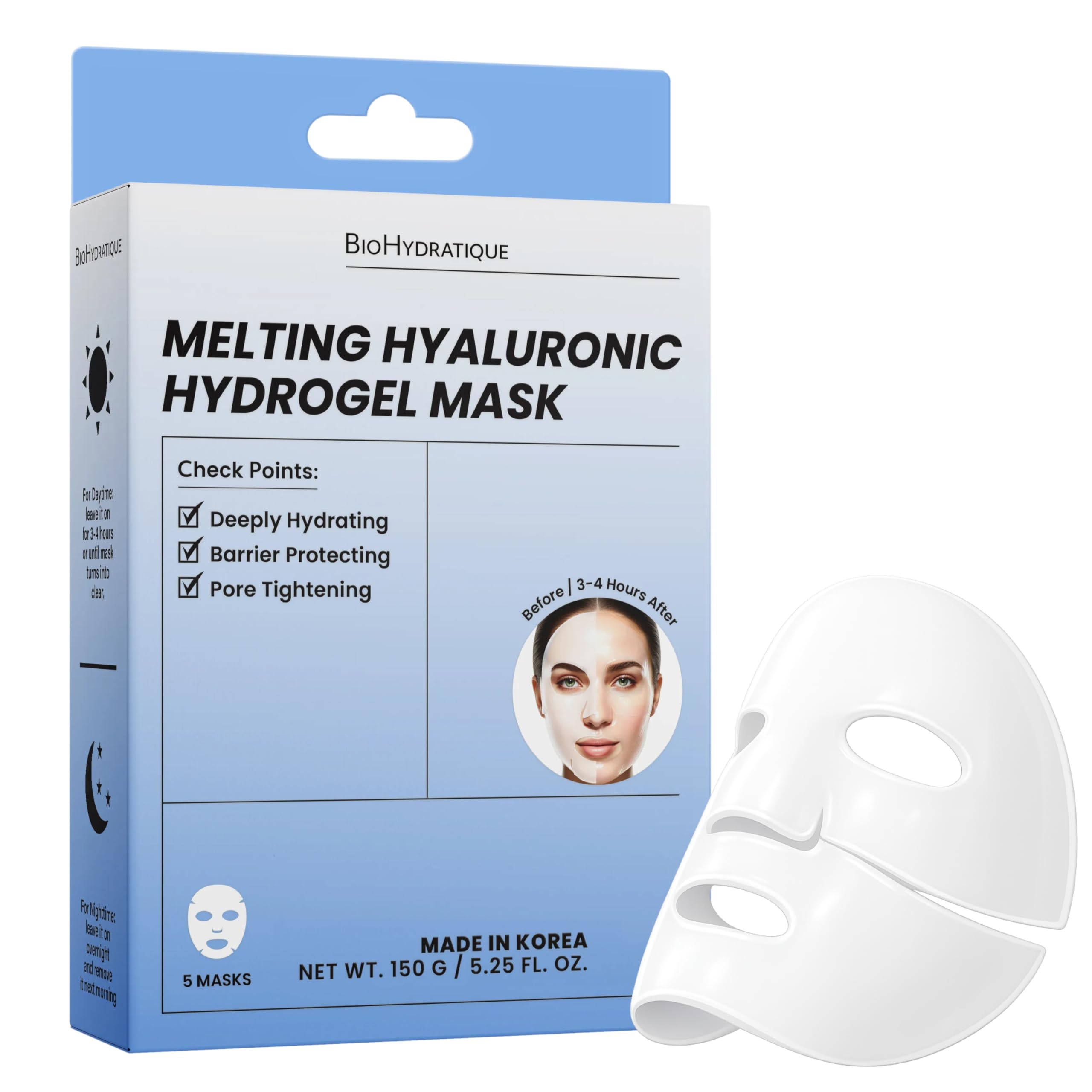 Amazon.com : Bio Hydratique Melting Hydrogel Face Mask with