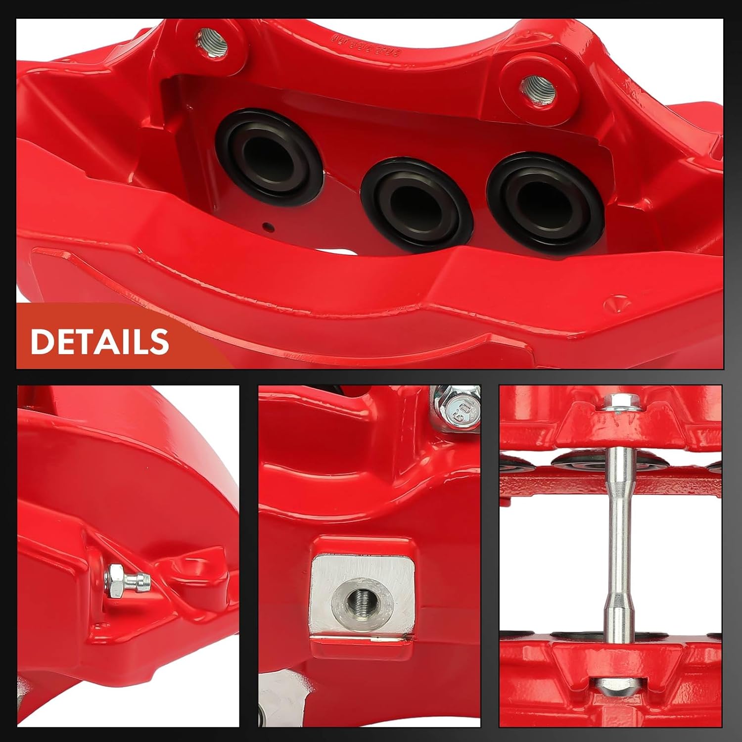 A-Premium Disc Brake Caliper Assembly with Bracket Compatible with Jeep WK2 Series Grand Cherokee 2012-2020 6.4L & Dodge Durango 2018-2020 6.4L - Front Left Driver Side