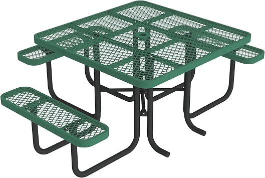 Norwood Open Air Series Heavy Duty Square ADA Picnic Table