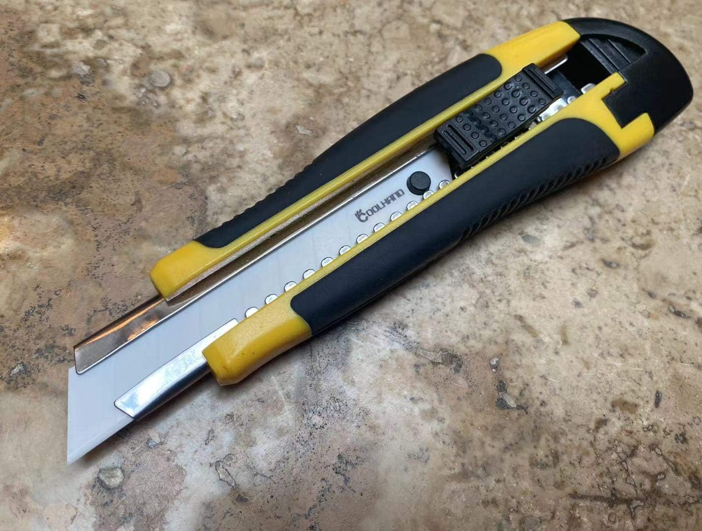 Cool Hand Ceramic Utility Blade, Zirconia Ceramic Blade Box Cutter, 18mm Snap Off Stanley Knife Blades, 3.94'' x 0.71'' x 0.025'', 10 Blades *5