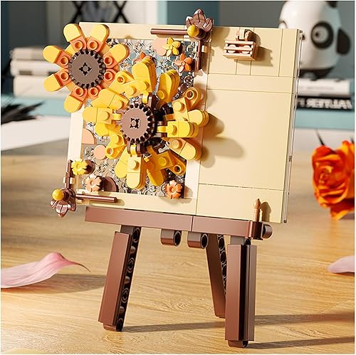 Miniatura 1 de Jaki - Juego de construcción de juguetes para adultos, bloques de construcción de postales para adultos, juego de construcción de flores para