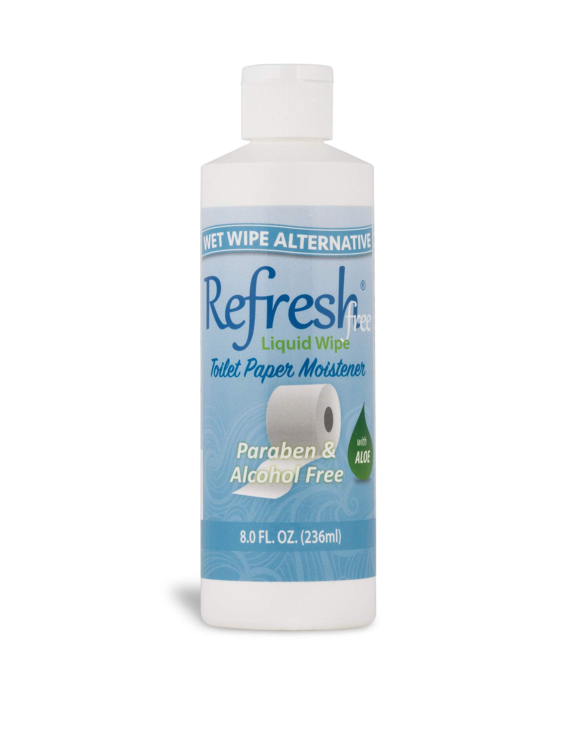 Refresh Liquid Wipe Free Toilet Paper Foam Refill, Sensitive Skin Formula, 8 Fl Oz