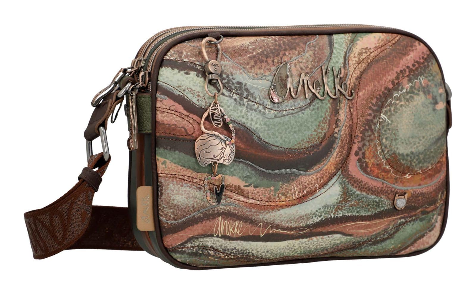 Anekke Bandolera 3 Compartimentos Outer - Diseño Funcional - Medidas: 25/19/6 Cm - Accesorios Y Complementos Mujer